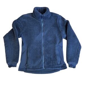 HELLY HANSEN Blue Precious Full Zip Outdoor Fleece Jacket Women's Size Medium